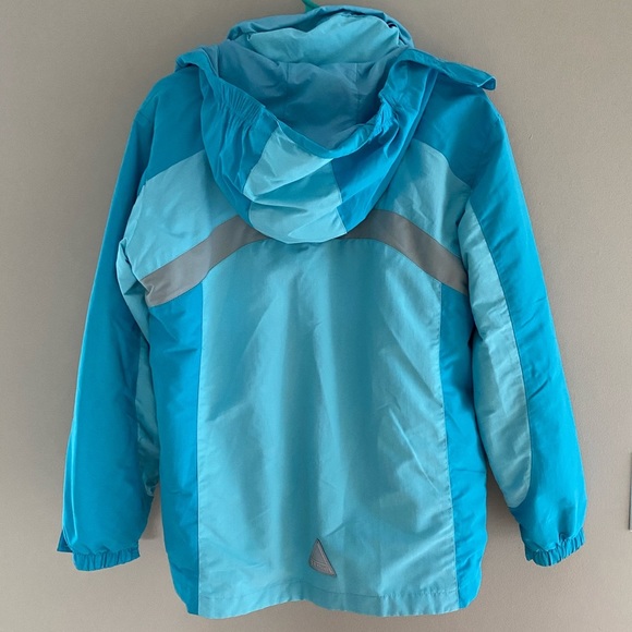 SOLD Kids LLBean winter jacket, light blue, size 18 - Picture 4 of 6